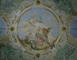 Bellerophon ratsastaa Pegasuksella, n. 1746-47 tekijältä Giovanni Battista Tiepolo